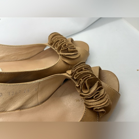 Women’s Sandals, leather, heel - Picture 4 of 5